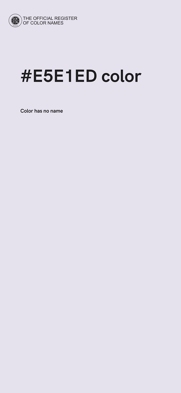 #E5E1ED color image