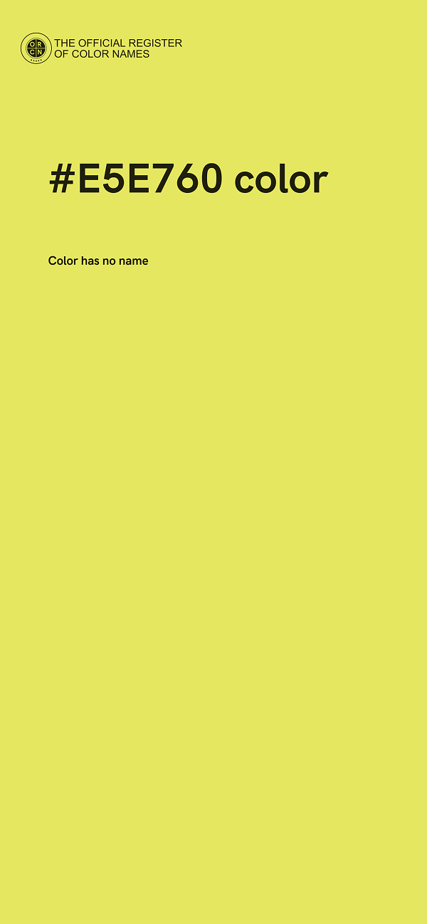 #E5E760 color image