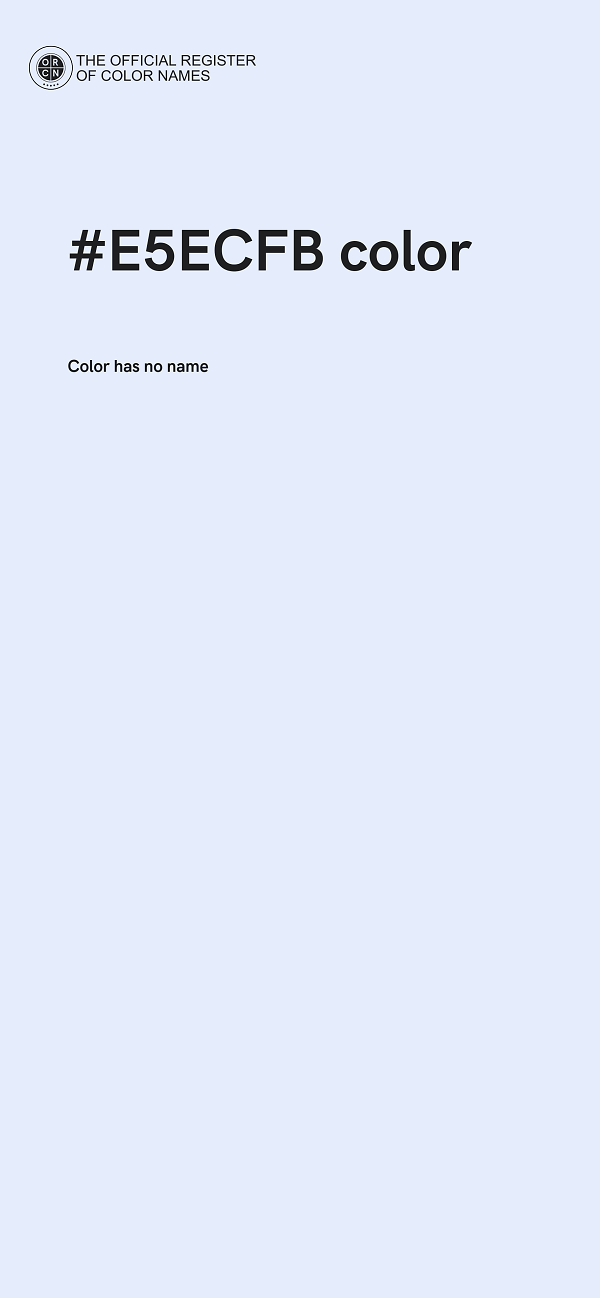 #E5ECFB color image