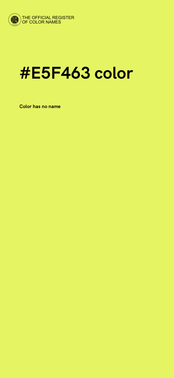 #E5F463 color image