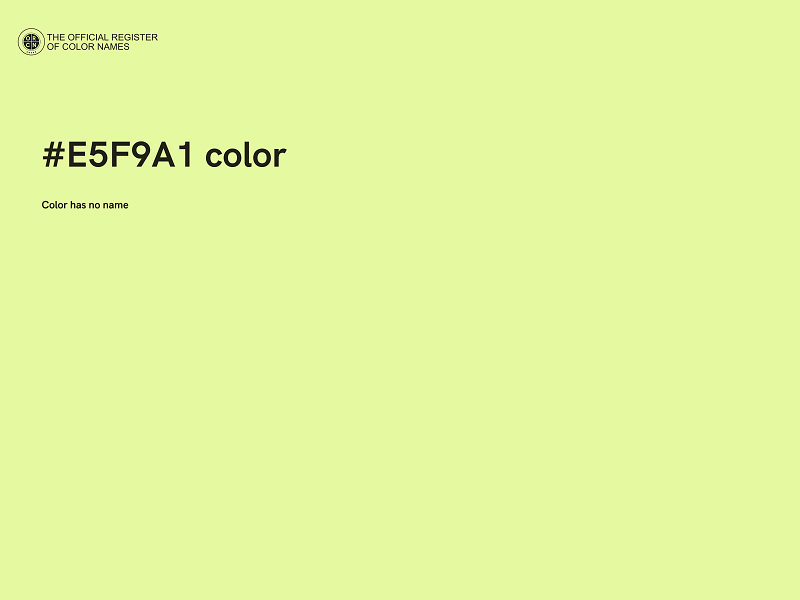 #E5F9A1 color image