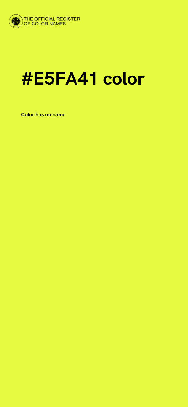 #E5FA41 color image