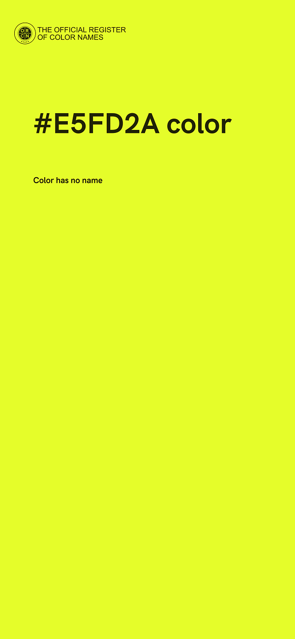 #E5FD2A color image