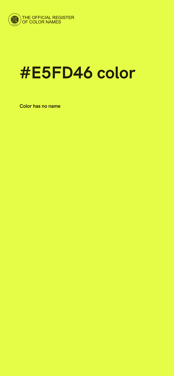 #E5FD46 color image