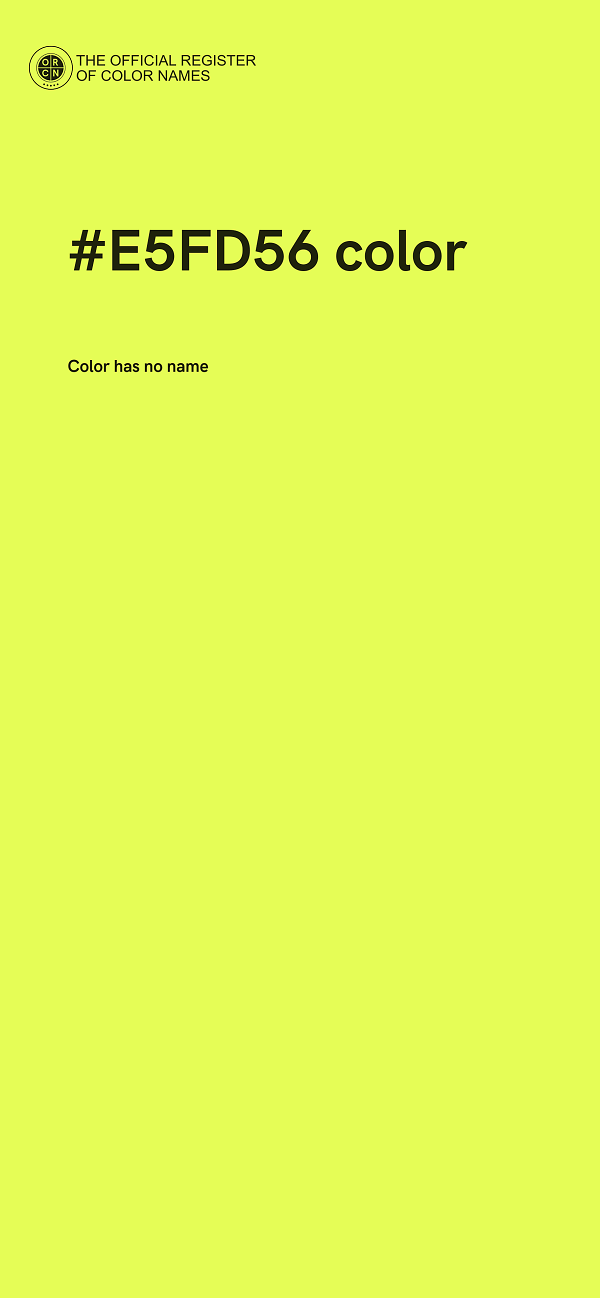 #E5FD56 color image
