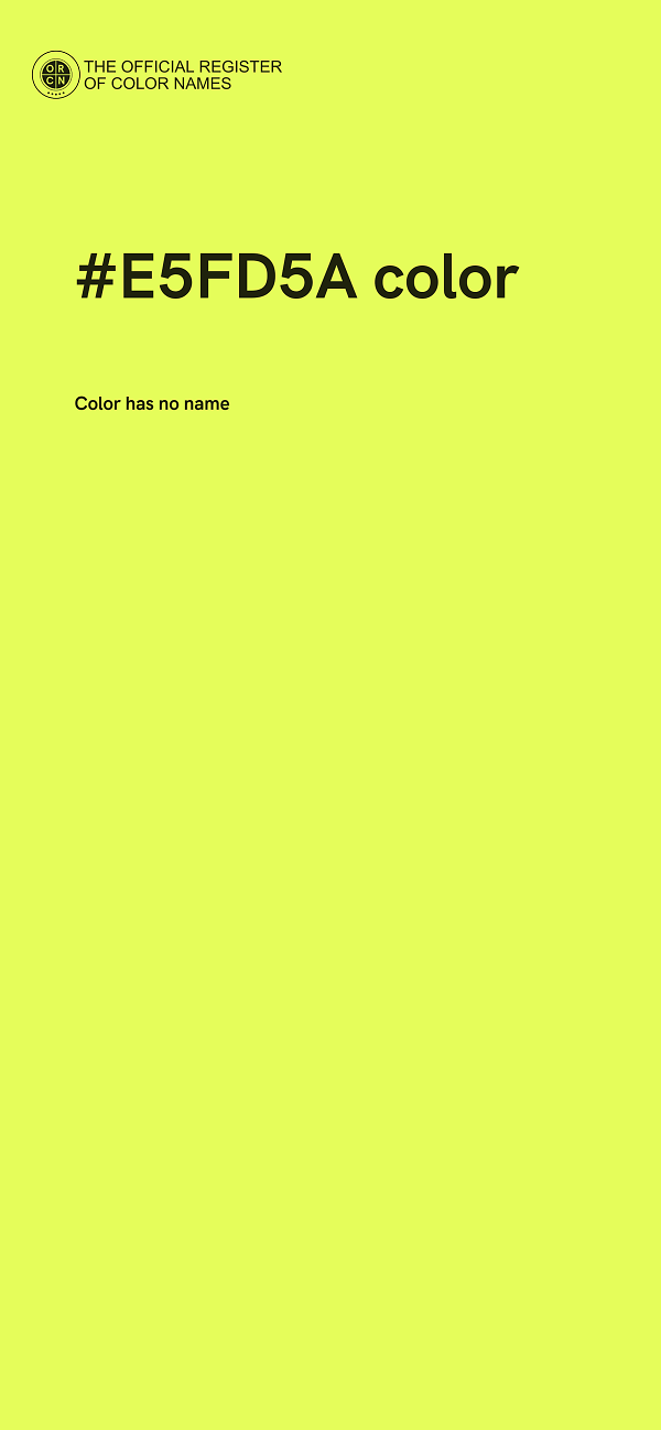 #E5FD5A color image