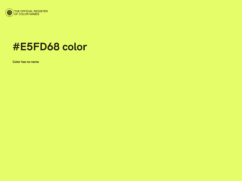 #E5FD68 color image