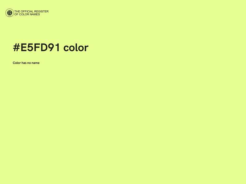 #E5FD91 color image