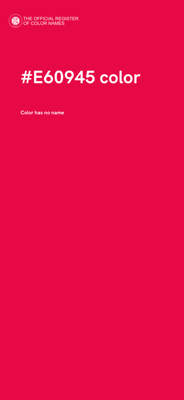 #E60945 color image