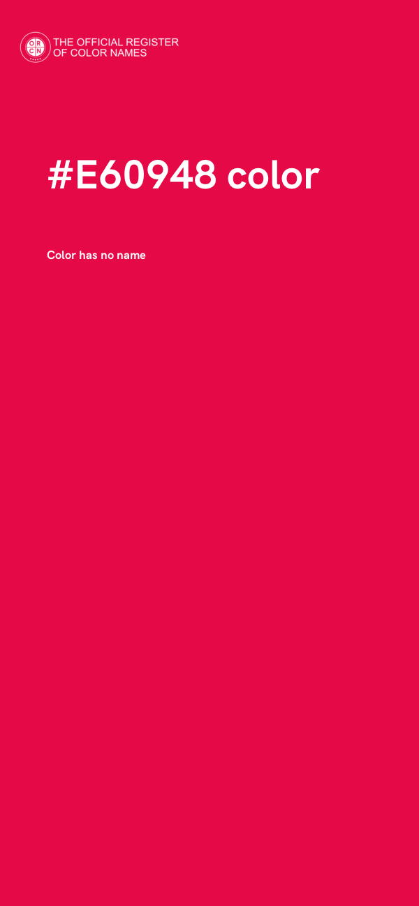 #E60948 color image