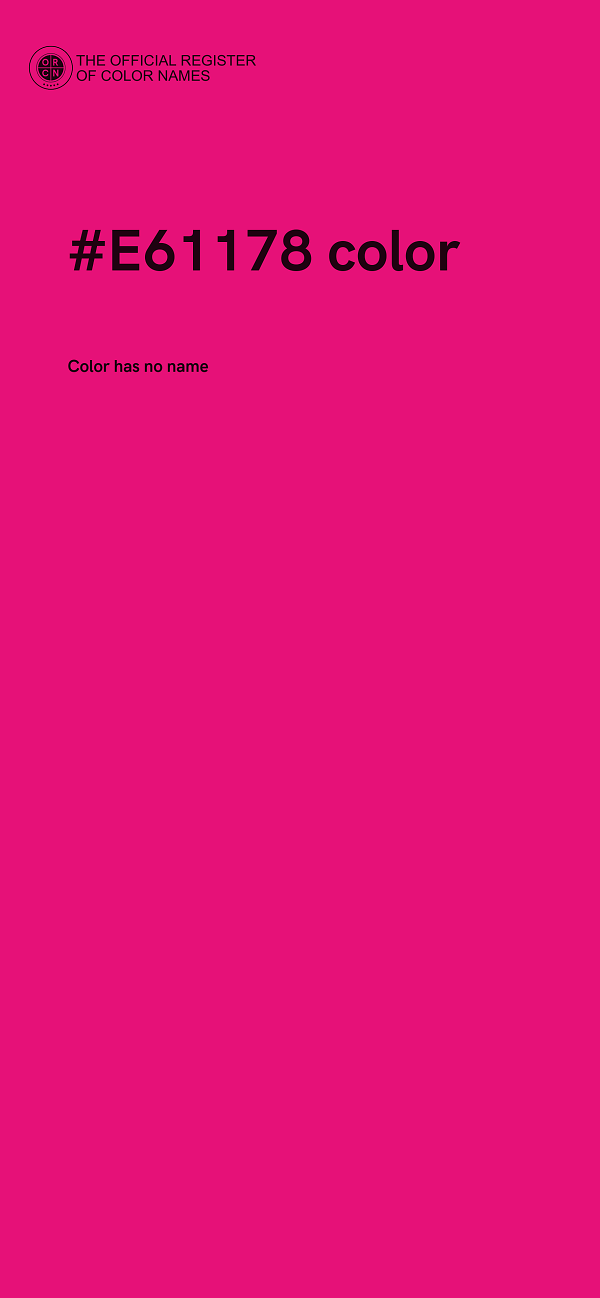 #E61178 color image