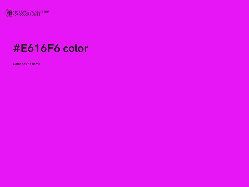 #E616F6 color image