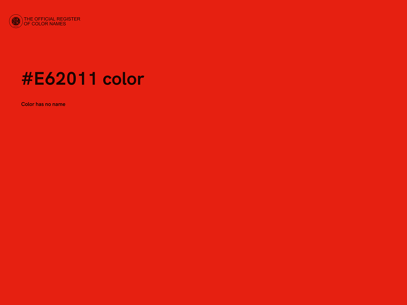 #E62011 color image
