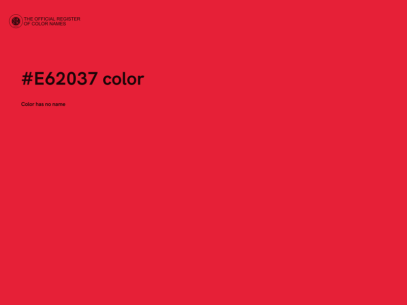 #E62037 color image