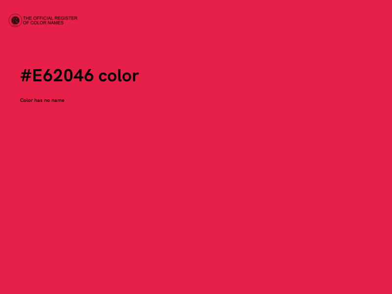 #E62046 color image