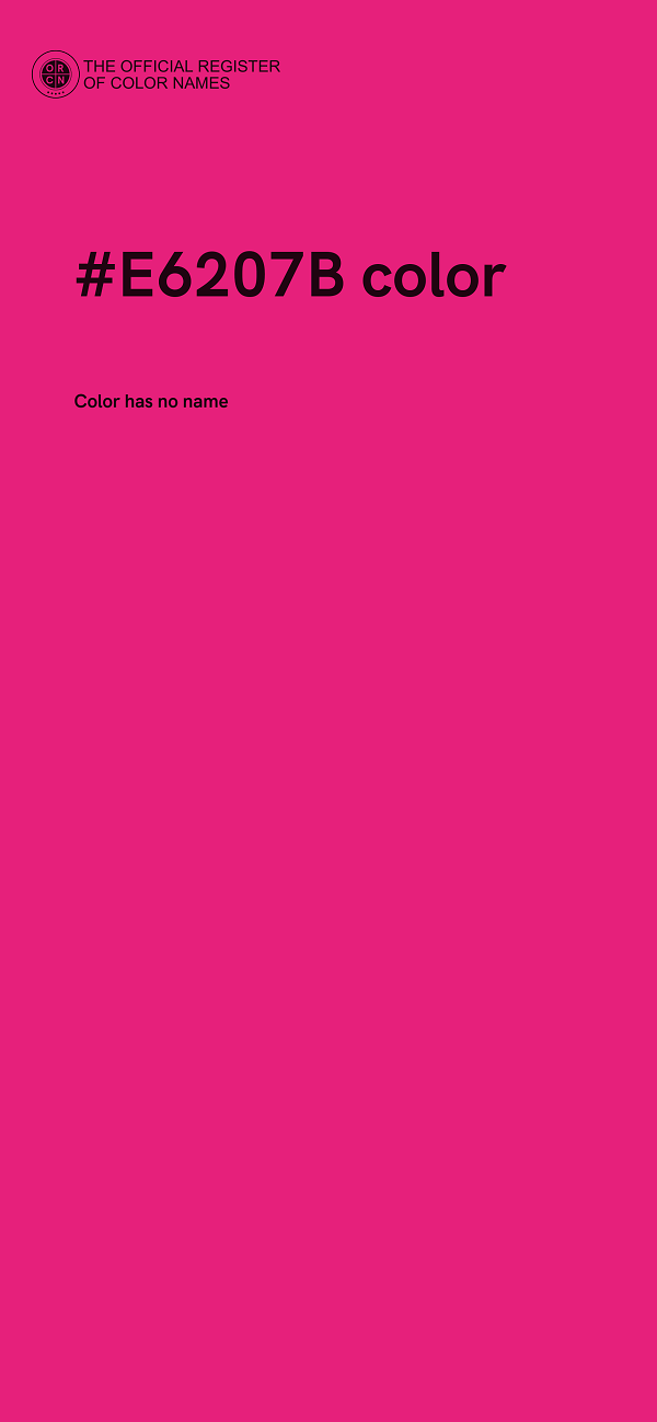 #E6207B color image