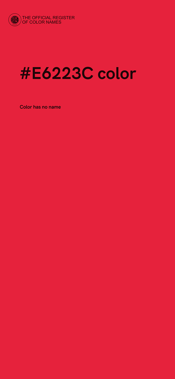 #E6223C color image