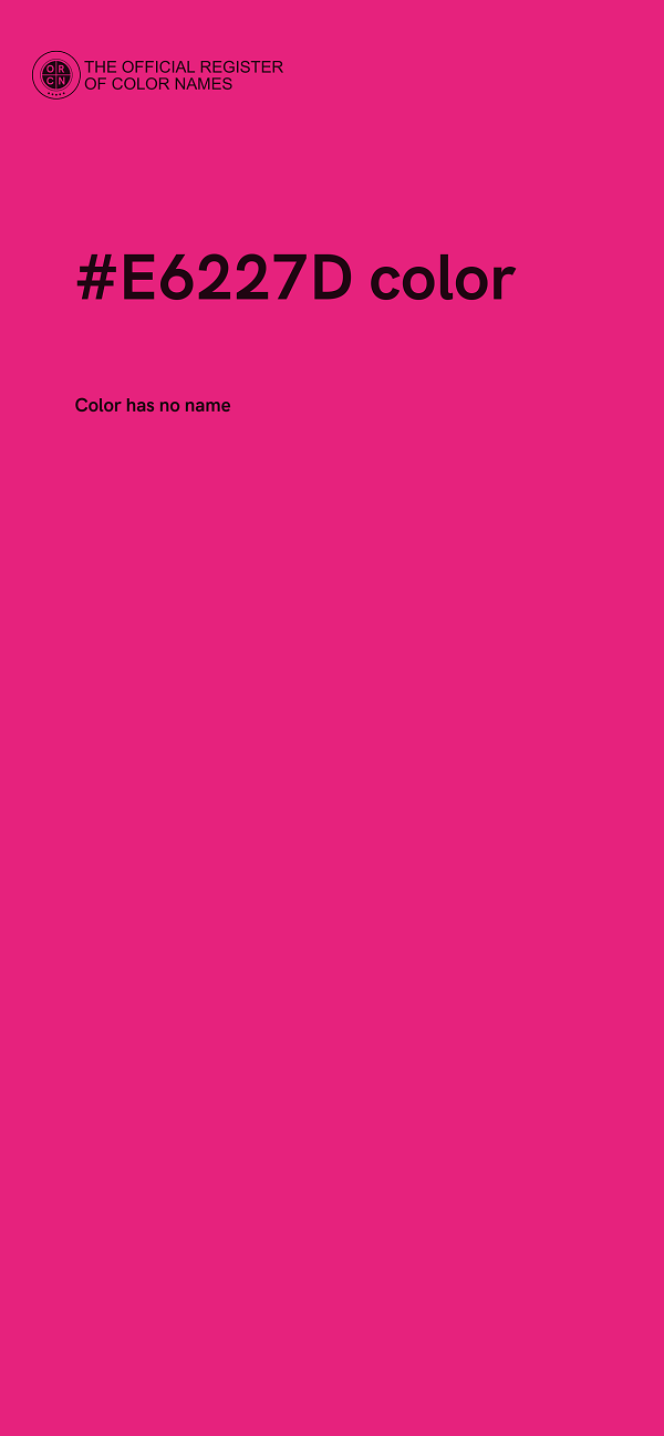 #E6227D color image