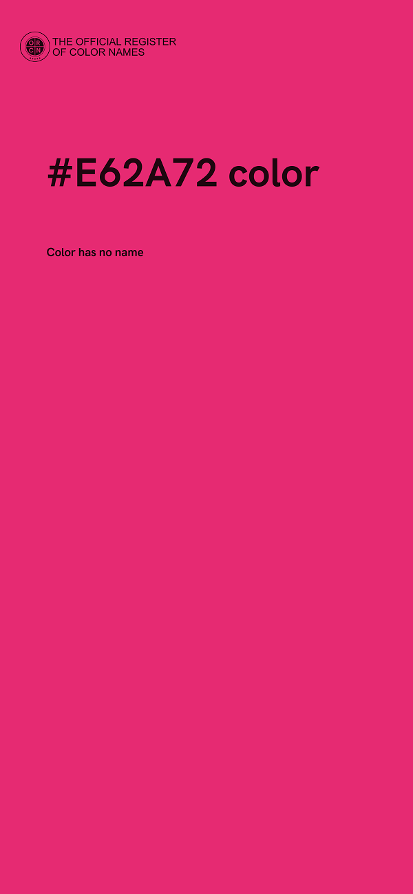 #E62A72 color image