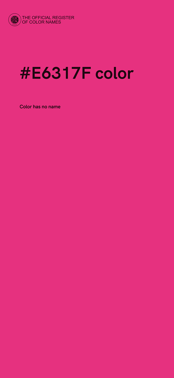 #E6317F color image