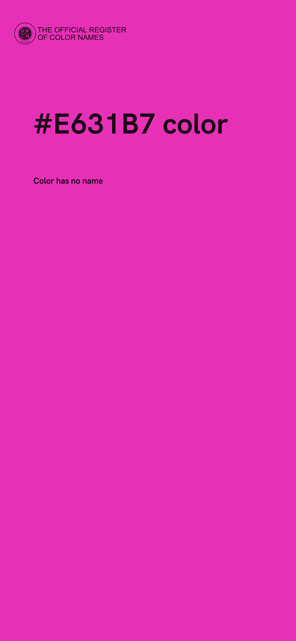 #E631B7 color image