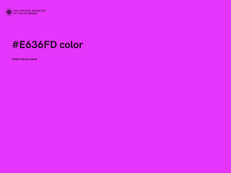 #E636FD color image