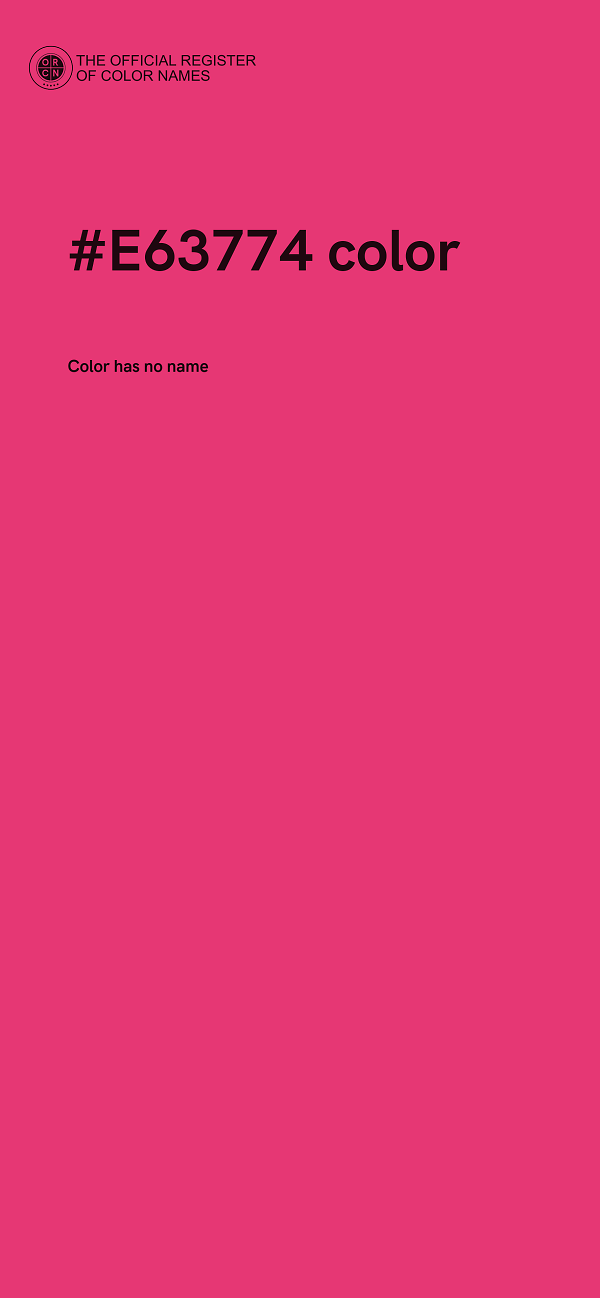 #E63774 color image