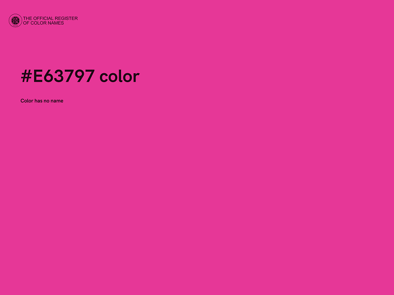 #E63797 color image