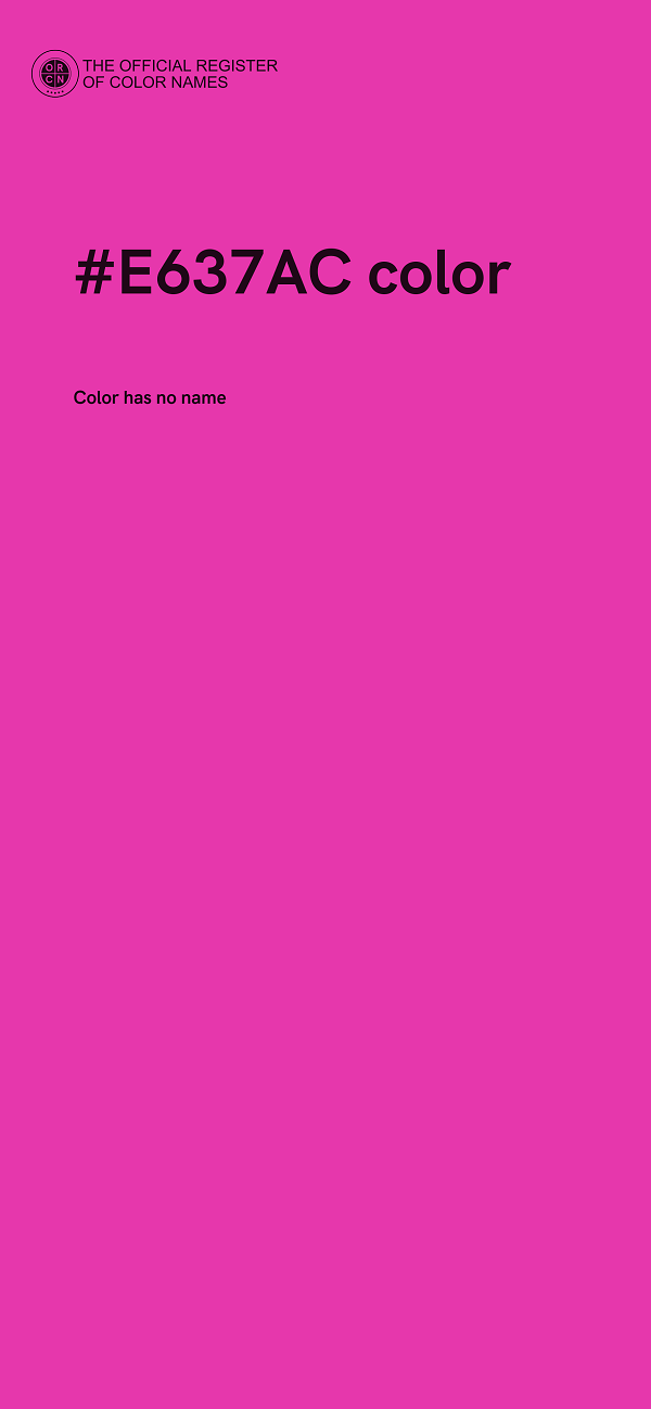 #E637AC color image