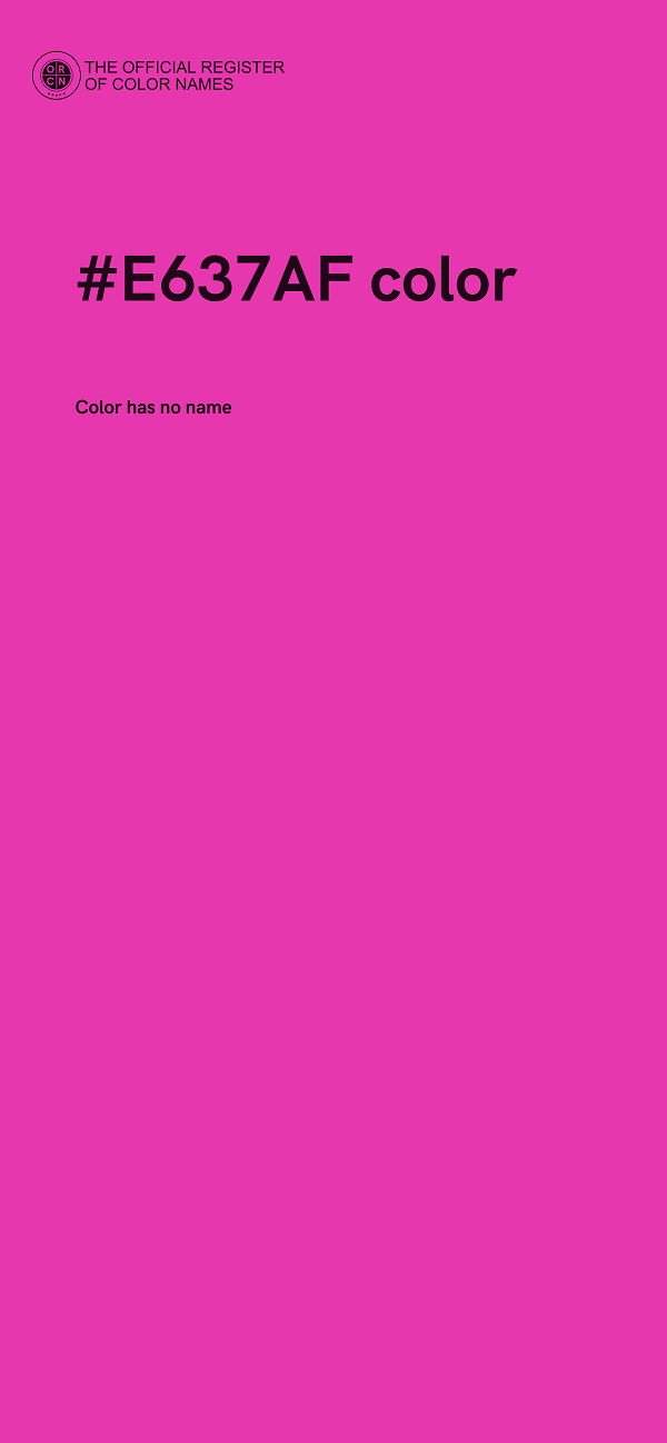 #E637AF color image