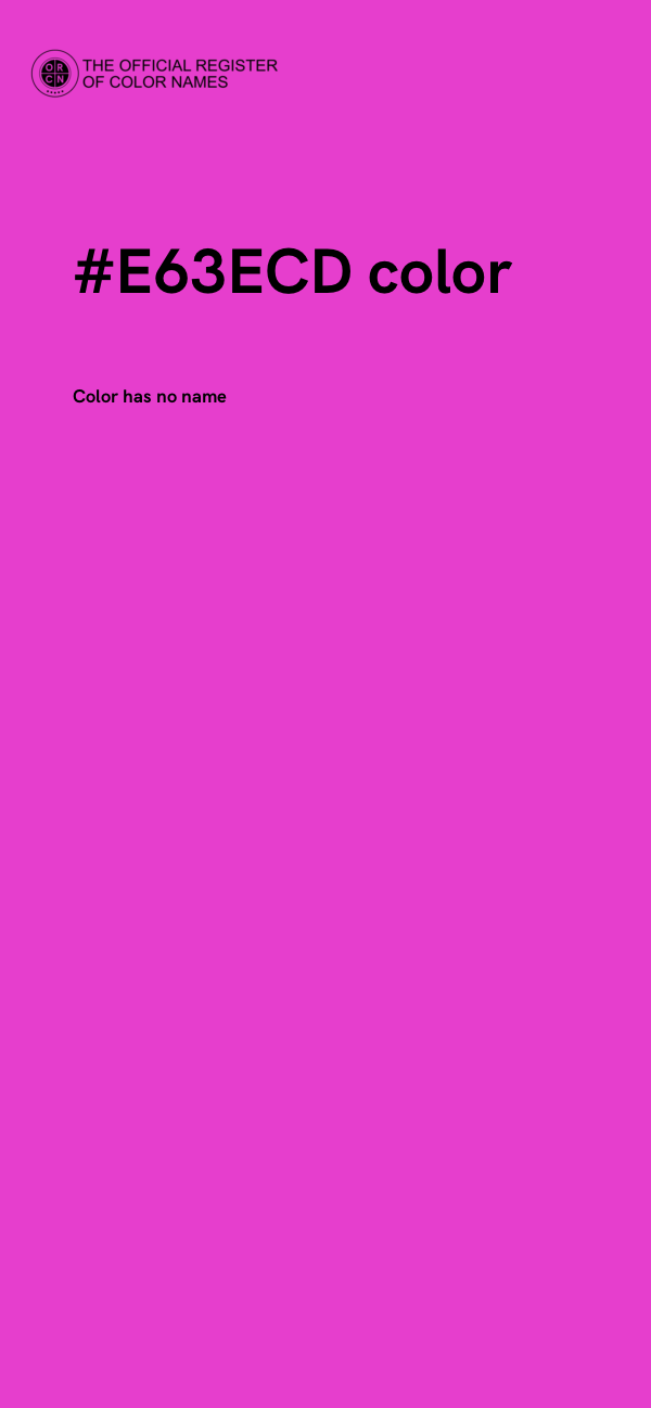 #E63ECD color image