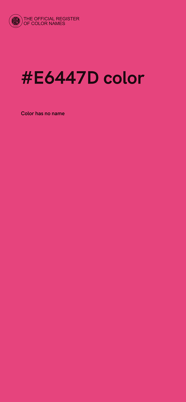 #E6447D color image