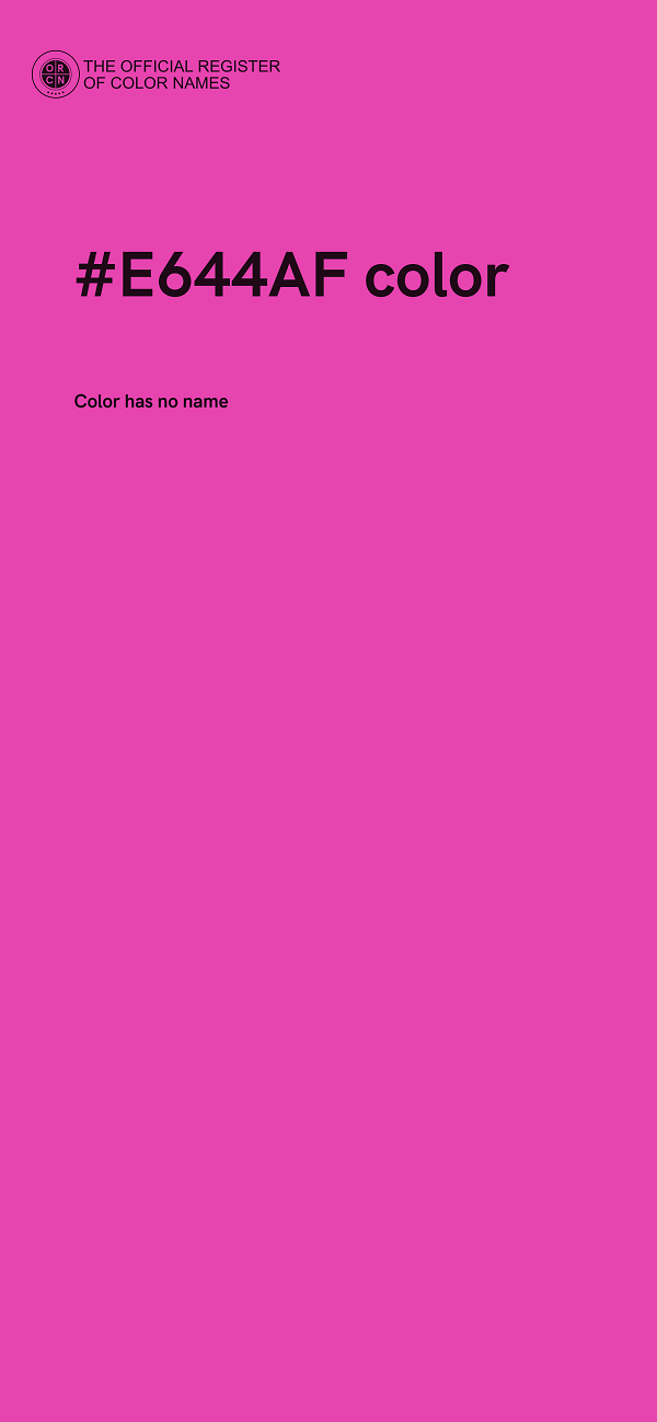 #E644AF color image