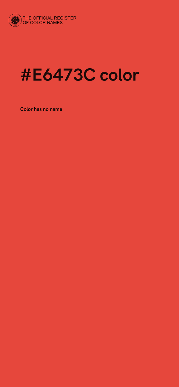 #E6473C color image
