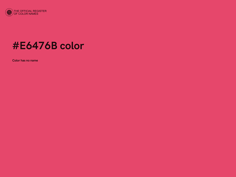 #E6476B color image