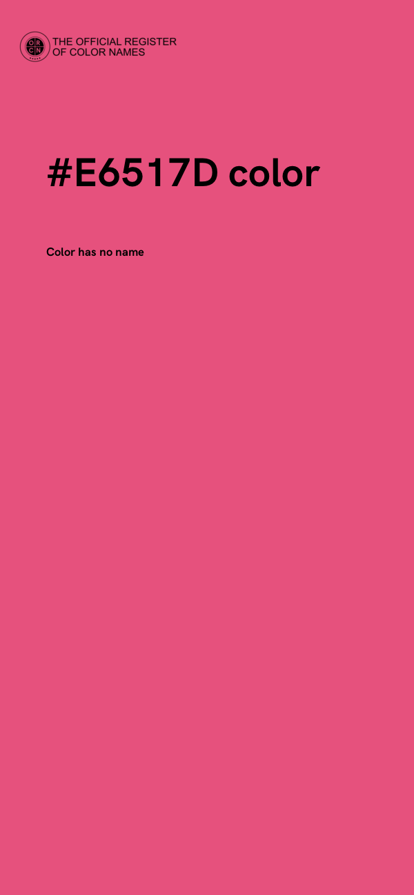 #E6517D color image