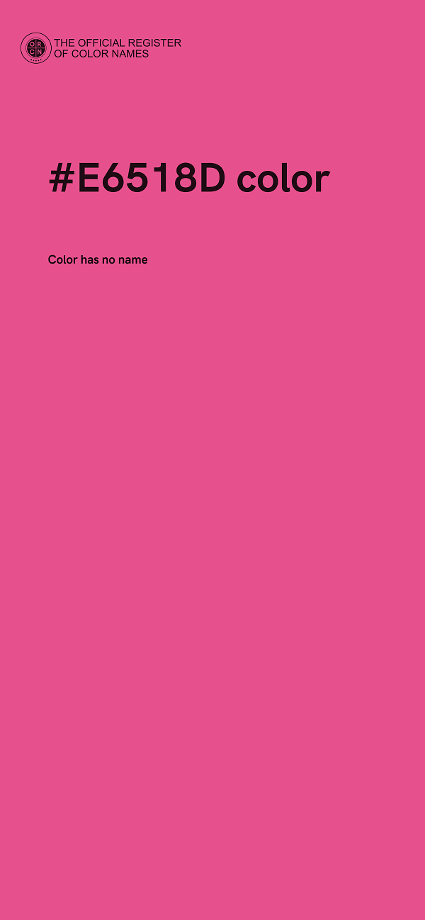 #E6518D color image