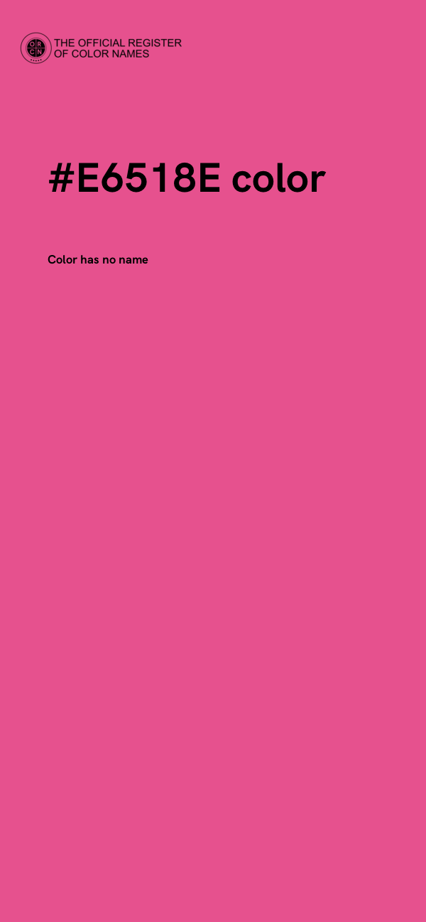 #E6518E color image