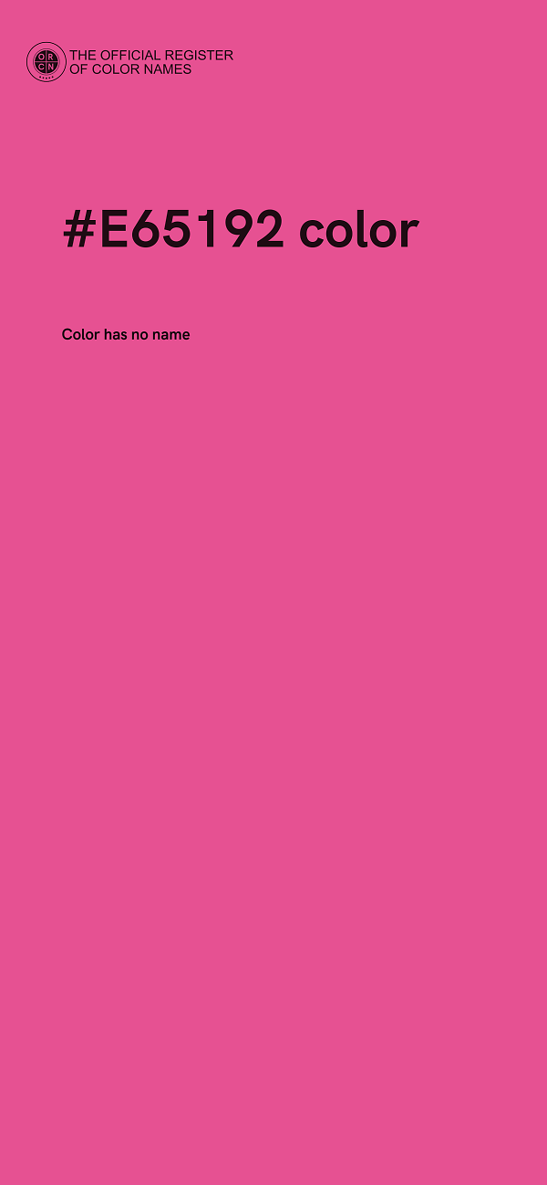 #E65192 color image