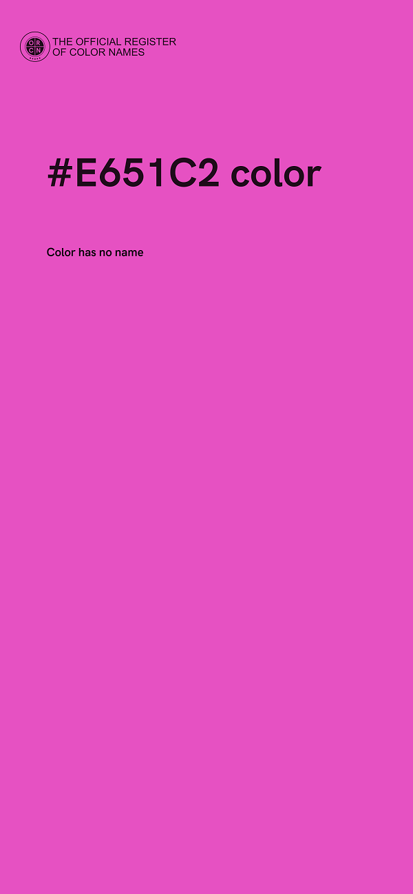#E651C2 color image