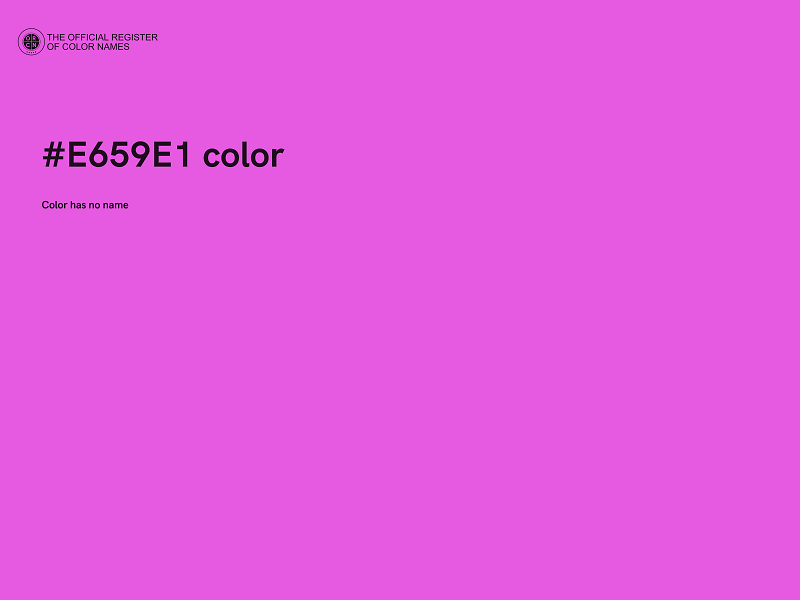 #E659E1 color image