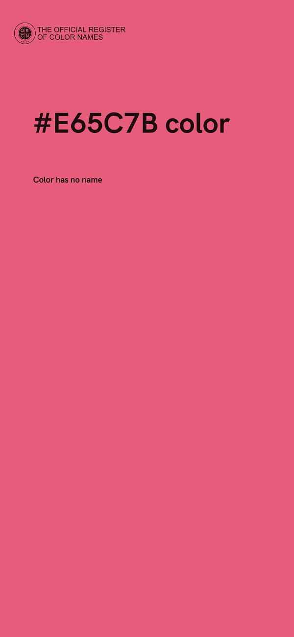 #E65C7B color image