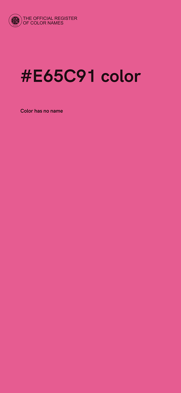 #E65C91 color image