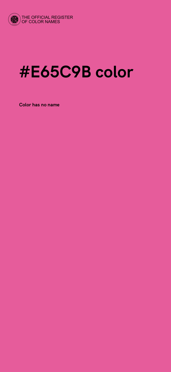 #E65C9B color image