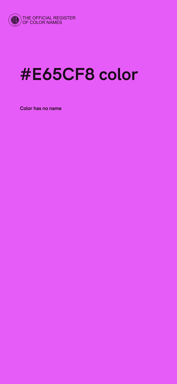 #E65CF8 color image