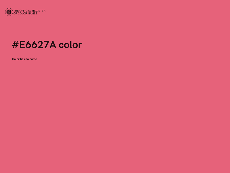 #E6627A color image