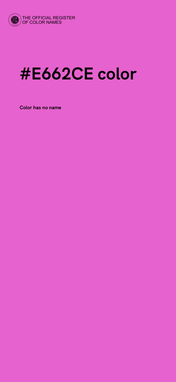#E662CE color image