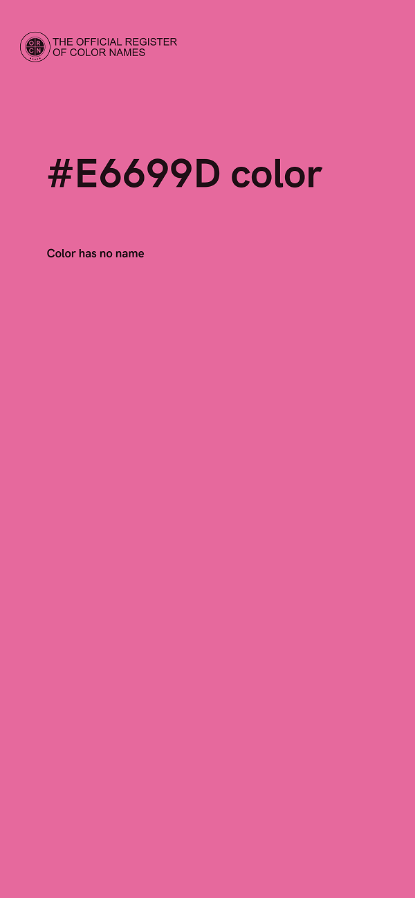 #E6699D color image