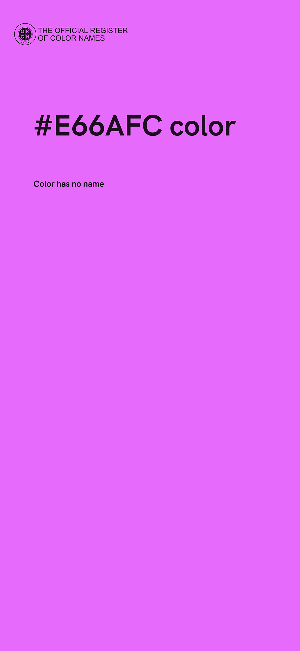 #E66AFC color image