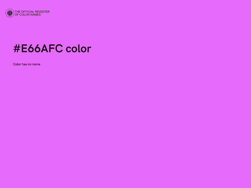#E66AFC color image